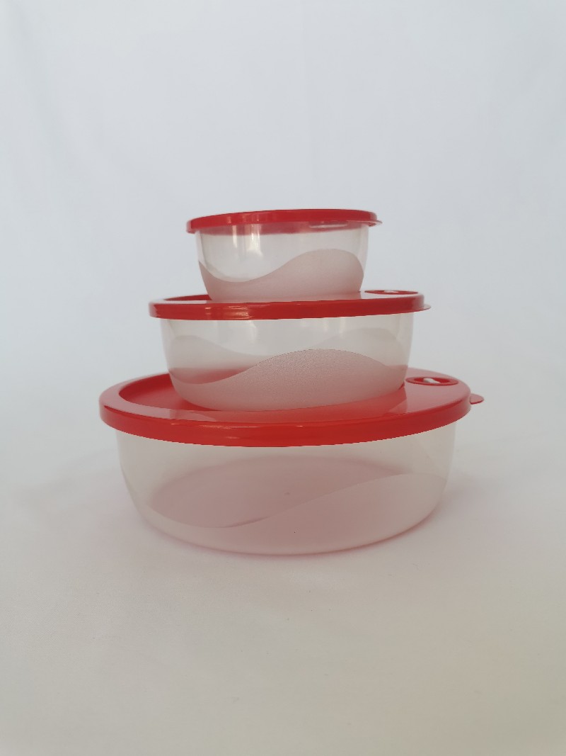 JUEGO DE 3 RECIPIENTES REDONDOS